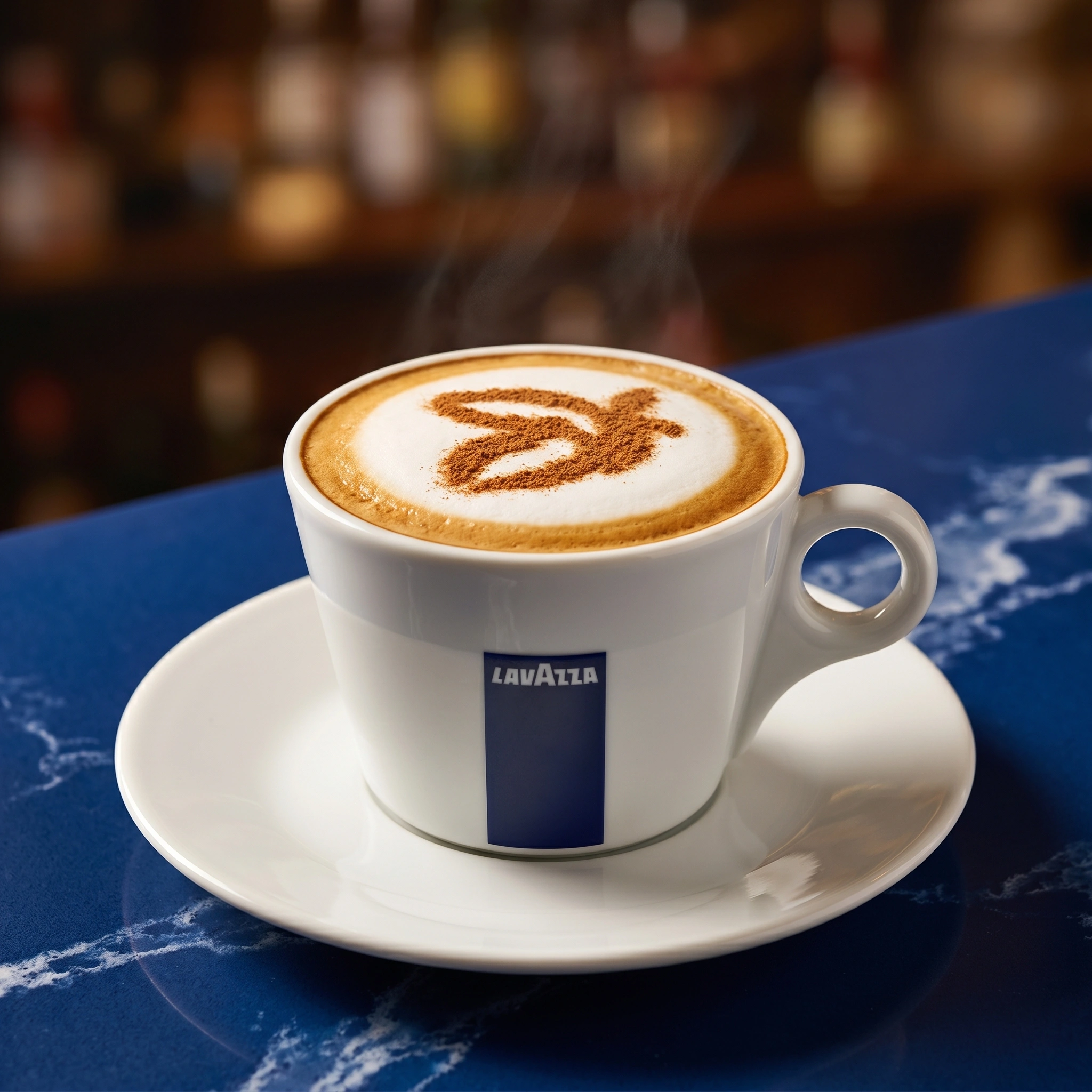 Freshly brewed cappuccino at Bizarre Gastro Pub Calgary
