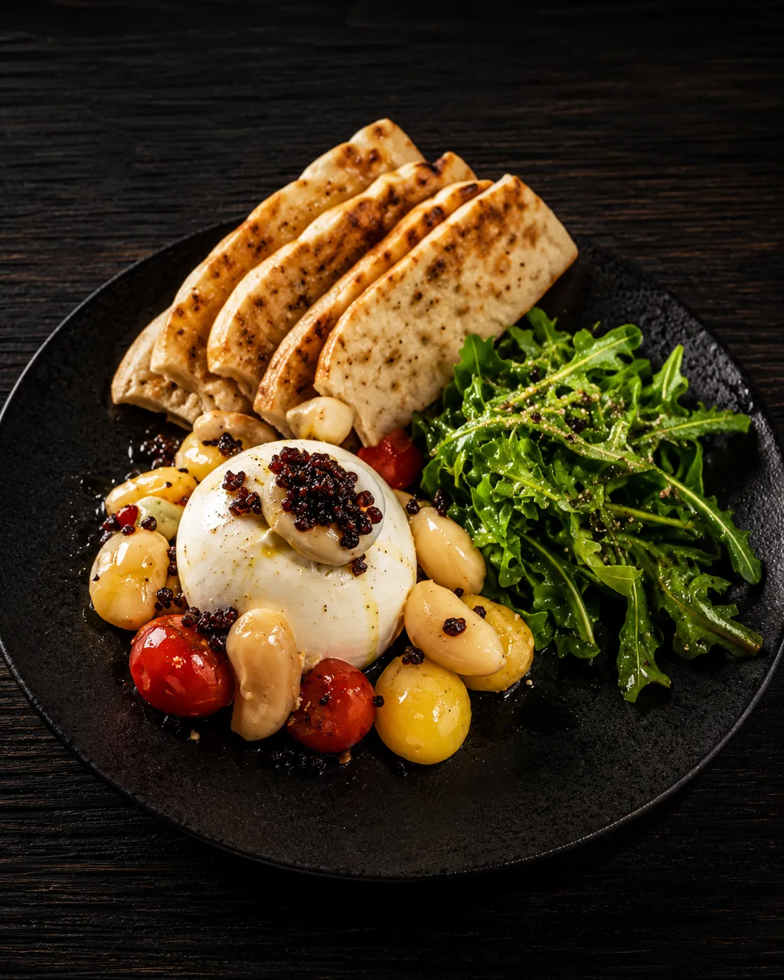 Burrata with Toasted Focaccia delivery to Elboya, Calgary from Bizarre Gastro Pub