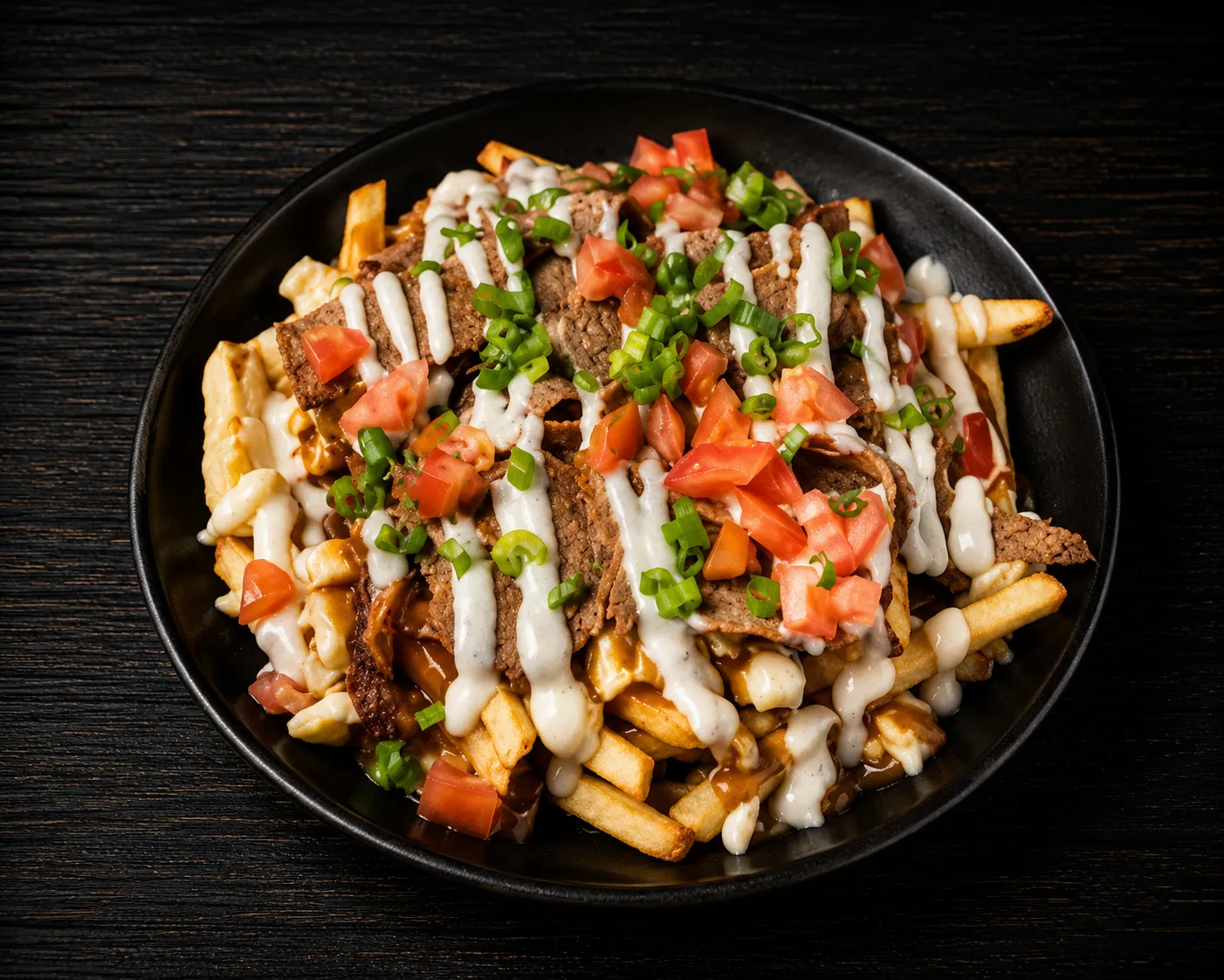 Donair Poutine delivery to Elboya, Calgary from Bizarre Gastro Pub